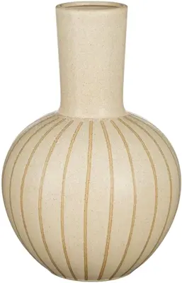Mica Decorations vaas keramiek holm 27.5x42cm creme