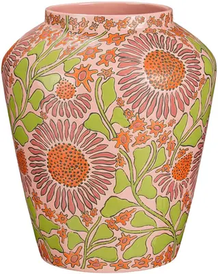 Mica Decorations vaas keramiek isabelle 32x38cm licht roze