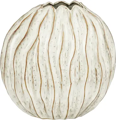 Mica Decorations vaas keramiek jovi 35x17x35cm wit