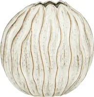 Mica Decorations vaas keramiek jovi 35x17x35cm wit