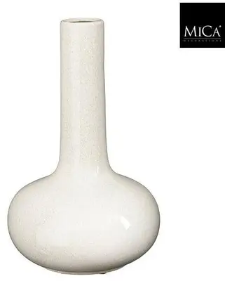 Mica Decorations vaas keramiek milly 31x51cm wit