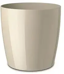 Milano luce bloempot 30x29cm amandel