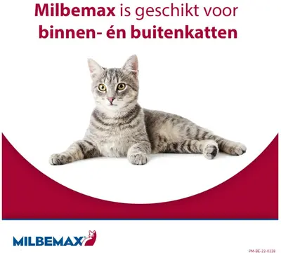 Milbemax Grote Kat – Ontwormingstabletten (2 stuks) - afbeelding 2