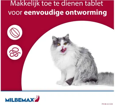 Milbemax Grote Kat – Ontwormingstabletten (2 stuks) - afbeelding 7