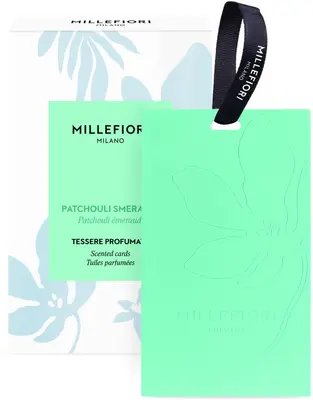 Millefiori Milano geurzakje patchouli smeraldo 3 stuks - afbeelding 2