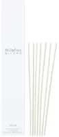 Millefiori Milano navulling geurstokjes 24 cm naturel 7 stuks