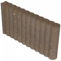 Mini rondobandpalissade 6x40x50 cm bruin - afbeelding 1