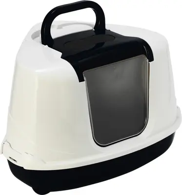 Moderna Flip Corner kattentoilet wit 55,7 x 45,1 x 38,2cm - afbeelding 3