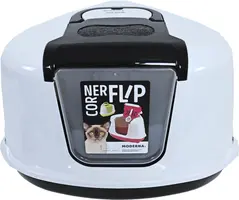 Moderna Flip Corner kattentoilet wit 55,7 x 45,1 x 38,2cm - afbeelding 6