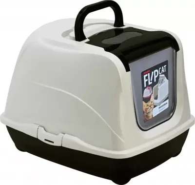 Moderna kattentoilet Flip Cat jumbo 57 cm, zwart - afbeelding 2