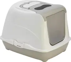Moderna kattentoilet Flip Cat large 50 cm, warmgrijs - afbeelding 1