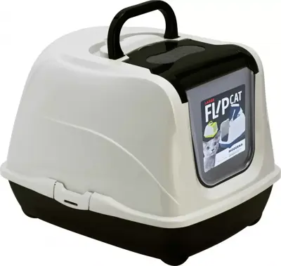 Moderna kattentoilet Flip Cat large 50 cm, zwart - afbeelding 2