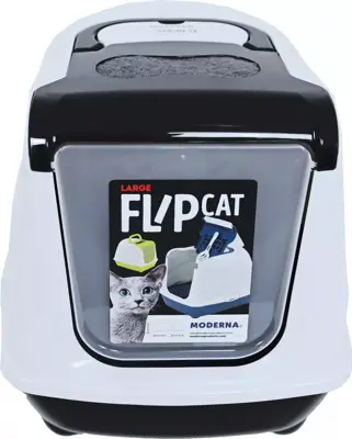 Moderna kattentoilet Flip Cat large 50 cm, zwart - afbeelding 6