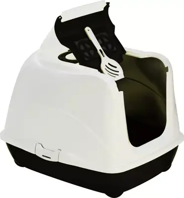 Moderna kattentoilet Flip Cat large 50 cm, zwart - afbeelding 5