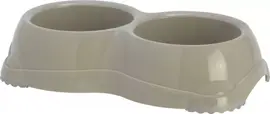 Moderna plastic hondeneetbak dubbel “Smarty” 2, warmgrijs kopen?