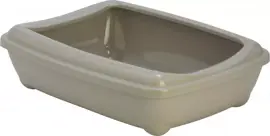 Moderna plastic kattenbak met rand 50 cm, warmgrijs kopen?