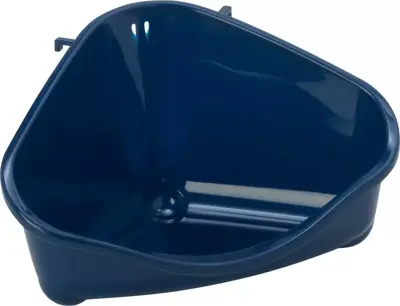 Moderna plastic knaagdiertoilet met haak small, blue berry