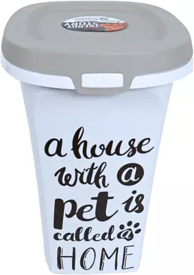Moderna plastic voorraadbox Trendy Story 20 liter 'Pet Wisdom' - afbeelding 3
