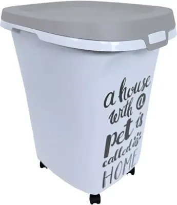 Moderna plastic voorraadbox Trendy Story 38 liter 'Pet Wisdom' - afbeelding 1