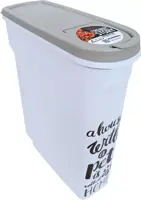 Moderna plastic voorraadbox Trendy Story 5 liter 'Pet Wisdom' - afbeelding 1