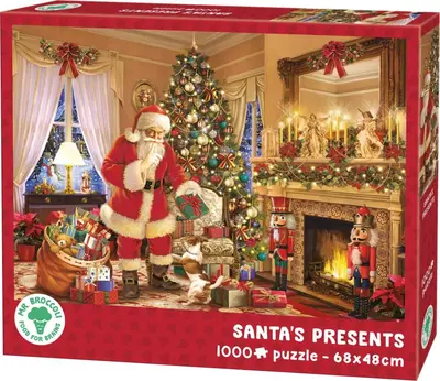 Mr. Broccoli puzzel santa's presents 1000st