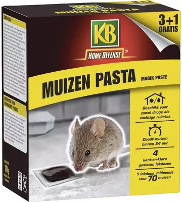 Muizen pasta alfa k&k lokdoos 4st - afbeelding 1