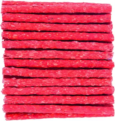 Munchy stick 12,7cm x 1cm rood 100st
