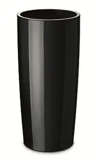 Musa vaas 35x90cm met binnenpot antraciet - afbeelding 1