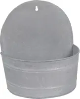 Muurhanger oud zink l22b14h24cm - afbeelding 1