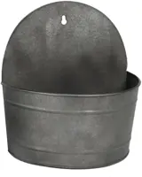 Muurhanger zink vntg l22b14h24 zwrt - afbeelding 1