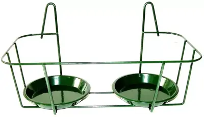 Muurpothanger dubbel groen 34 cm - afbeelding 1