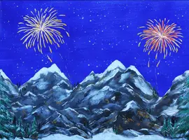 My Village achtergrond canvas led vuurwerk  kopen?