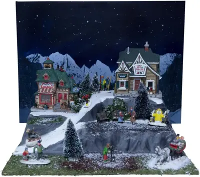 My Village Basis kerstdorp 'Eifel' 58x38cm - afbeelding 3