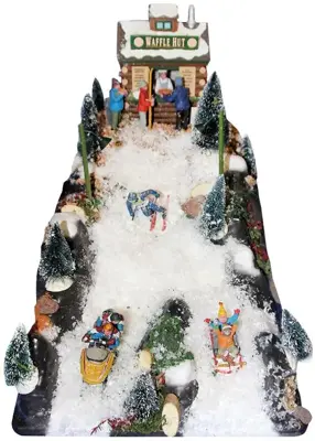 My Village Basis kerstdorp skibaan 42x25cm - afbeelding 2