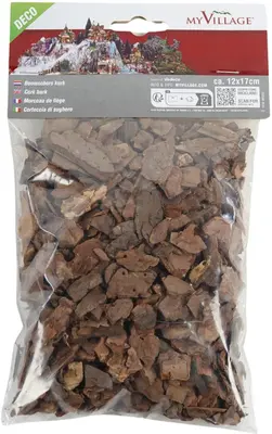 My Village deco boomschors stukjes 100g bruin - afbeelding 1
