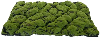 My Village mos mat grof groen/bruin 70x50cm