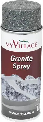 My Village spray graniet-look 400ml antraciet