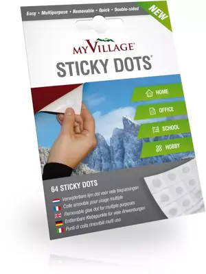 My Village Sticky dots 64 stuks