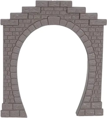 My Village tunnel portaal 1:87 grijs 2st
