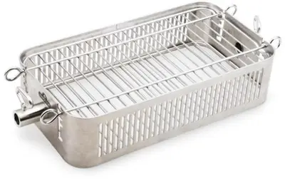 Napoleon verstelbare mand voor spit rvs - afbeelding 4