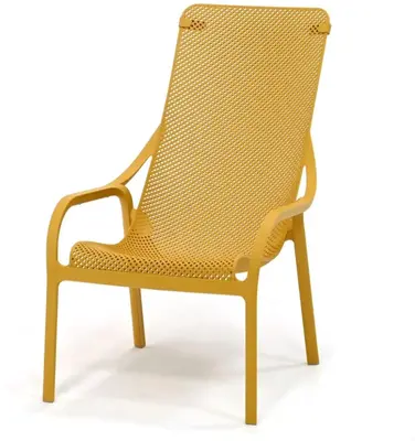 Nardi lounge tuinstoel net geel