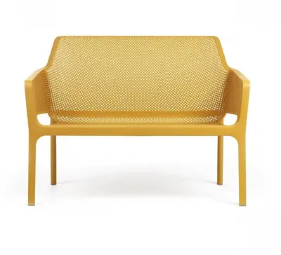 Nardi loungebank net 2-zits geel