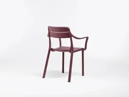 Nardi stapelbare lounge tuinstoel sedia borgogna - afbeelding 4