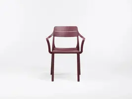 Nardi stapelbare lounge tuinstoel sedia borgogna - afbeelding 3