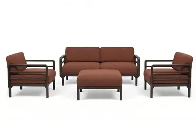 Nardi stoel-bank loungeset maximo 2-zits terra cannella