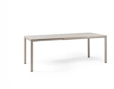 Nardi verstelbare dining tuintafel tevere extension 211x90x76.5cm beige