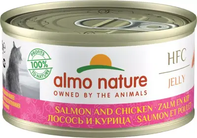 Nat hfc cat jelly zalm&kip - afbeelding 1