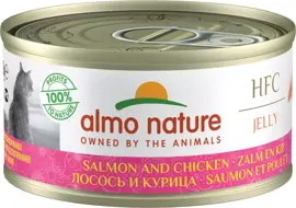 Nat hfc cat jelly zalm&kip - afbeelding 1