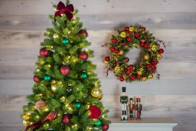 National Tree Company Bayberry slim kunstkerstboom groen 183cm - afbeelding 6