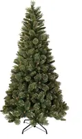 National Tree Company Shimmery Golden Bristle kunstkerstboom goud & groen 228cm - afbeelding 1